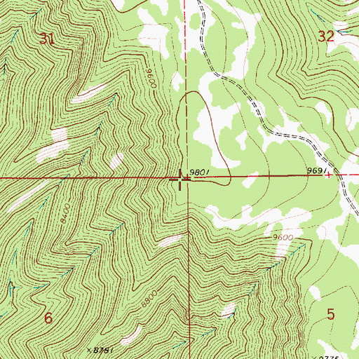 Topographic Map of Range Valley Mountain, UT