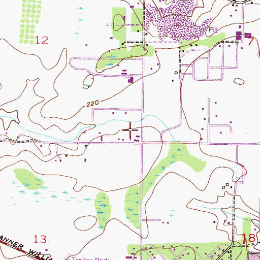 Topographic Map of Greater Gulf State Fair, AL