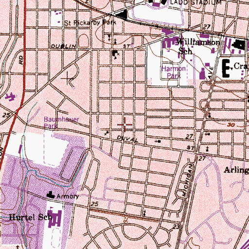 Topographic Map of Greater Maysville Church of God, AL