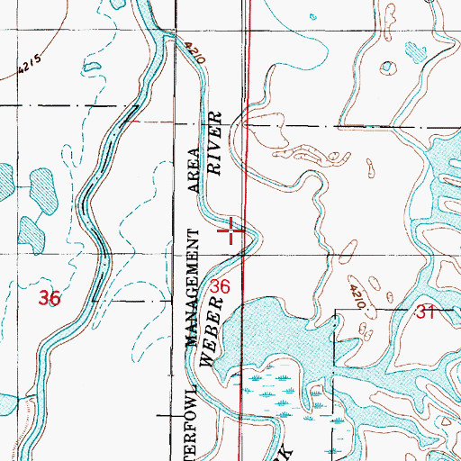 Topographic Map of Walker Slough, UT
