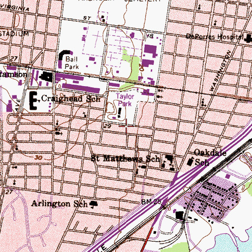 Topographic Map of Mount Zion Baptist Church Number 2, AL