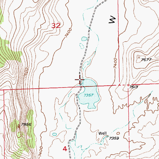 Topographic Map of Warren Draw, UT
