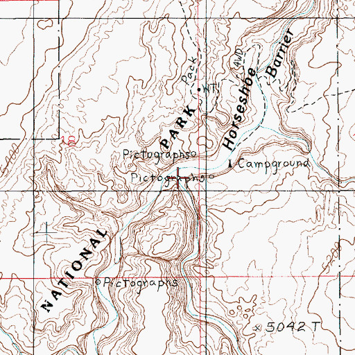 Topographic Map of Water Canyon, UT
