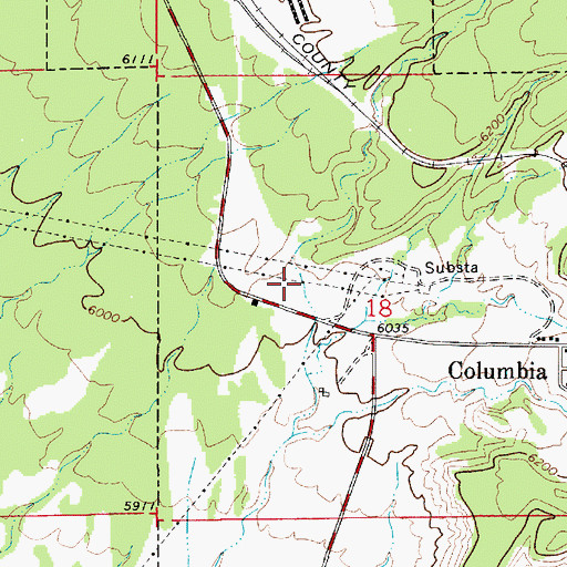 Topographic Map of Water Canyon, UT
