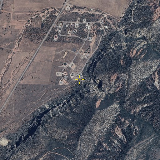 Aerial/Satellite Image of Wayne Canyon, UT