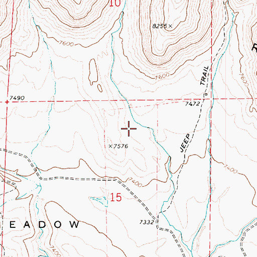 Topographic Map of West Canyon, UT