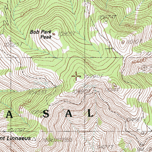 Topographic Map of West Mountain, UT