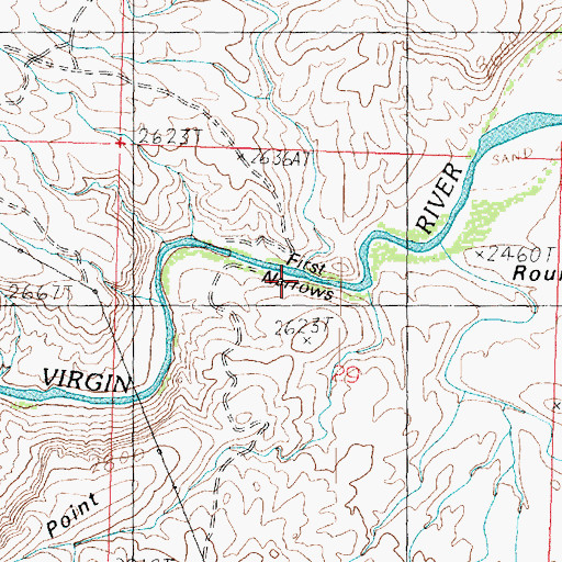 Topographic Map of West Mountain Valley Wash, UT
