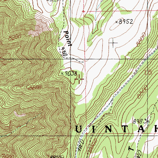 Topographic Map of West Point, UT