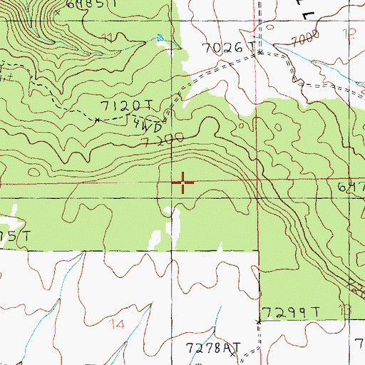 Topographic Map of West Summit, UT