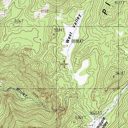 Topographic Map of West Valley, UT