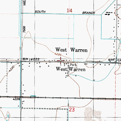 Topographic Map of Reese, UT