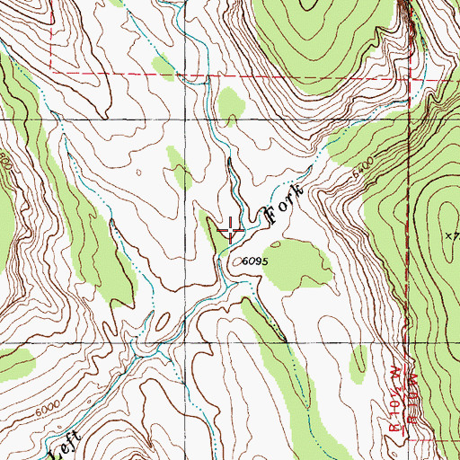 Topographic Map of Wildcat Canyon, UT