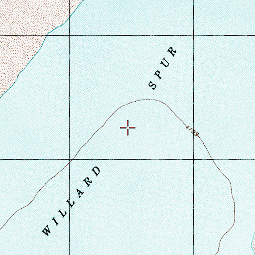 Topographic Map of Willard Spur, UT
