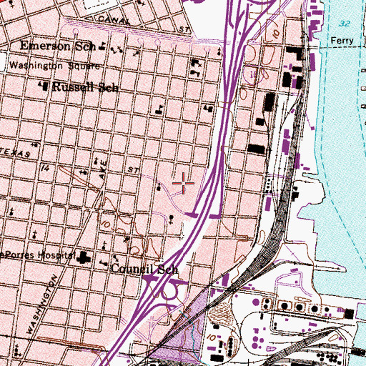 Topographic Map of Holy Church of God, AL