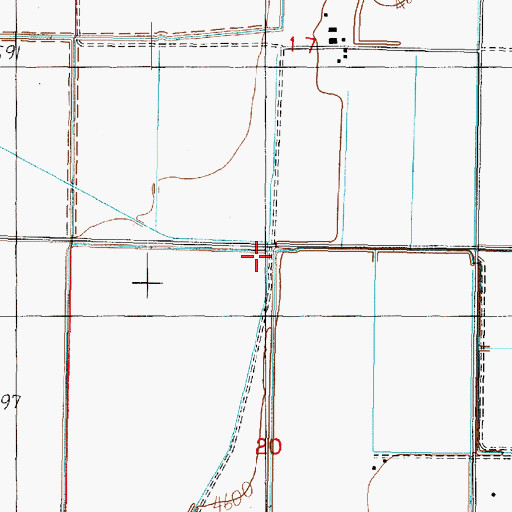 Topographic Map of Wilson Canal, UT