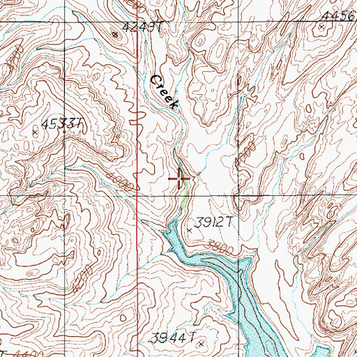 Topographic Map of Wilson Creek, UT