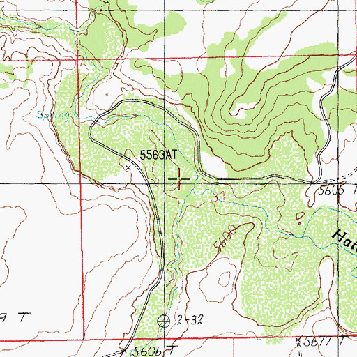 Topographic Map of Wind Whistle Draw, UT