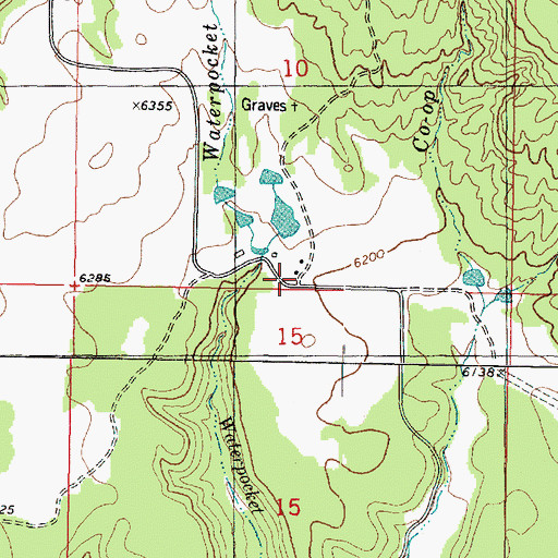Topographic Map of Winders Ranch, UT