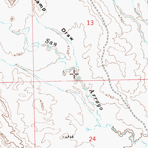 Topographic Map of Winter Camp Draw, UT
