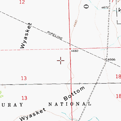 Topographic Map of Wonsits Valley, UT