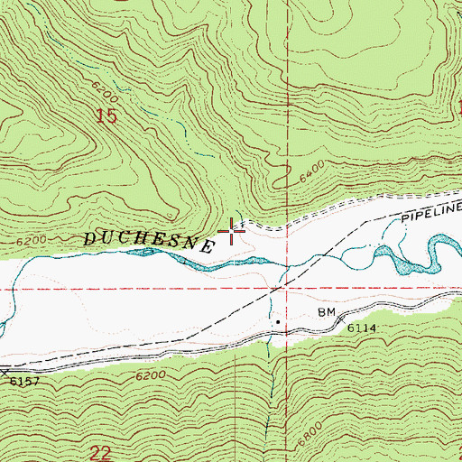 Topographic Map of Wright Draw, UT