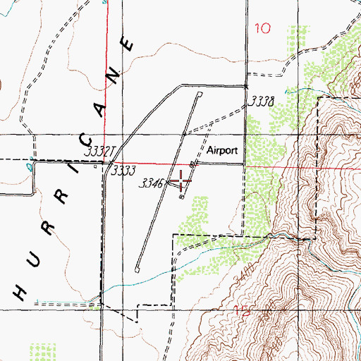 Topographic Map of General Dick Stout Field, UT