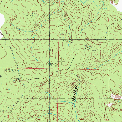 Topographic Map of Carmel Mountain Ranch Airport (historical), UT