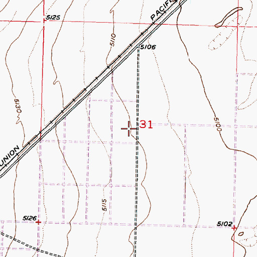 Topographic Map of Sun Valley Estates Airport, UT