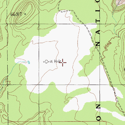 Topographic Map of Gordon Flats Airport (historical), UT