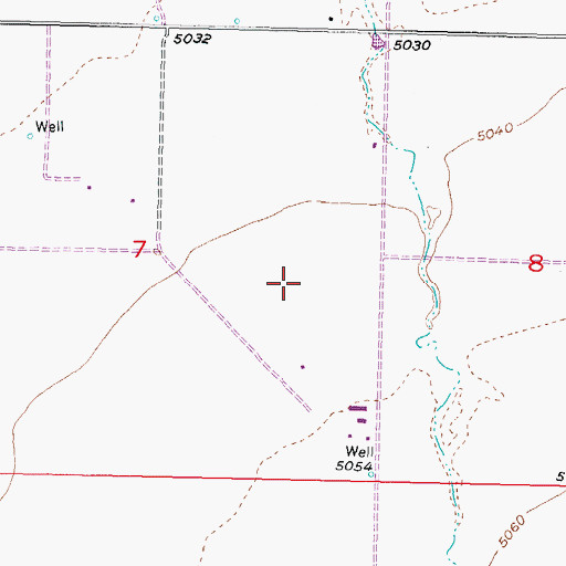 Topographic Map of Flying M Ranch Airport (historical), UT