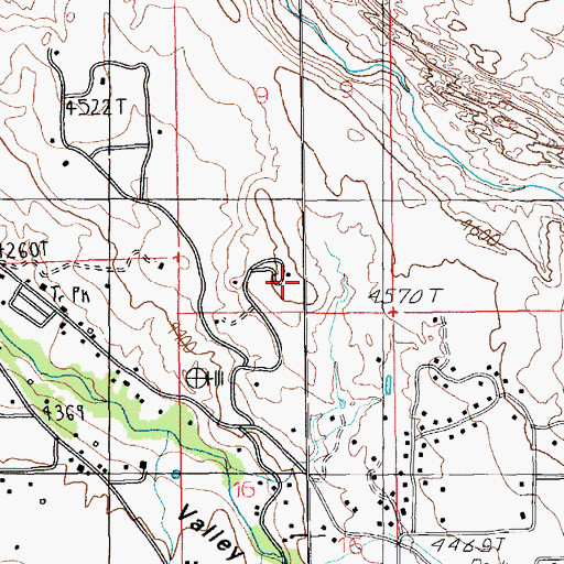 Topographic Map of Sunbird Airport (historical), UT