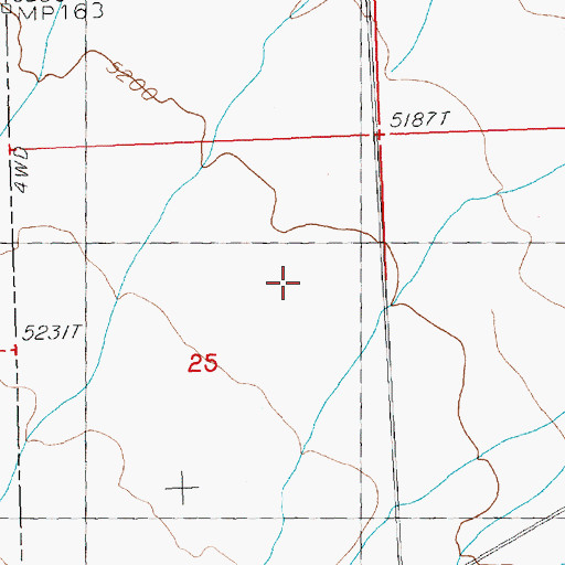 Topographic Map of Garrison Airport (historical), UT