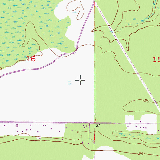 Topographic Map of Kirewakra, AL