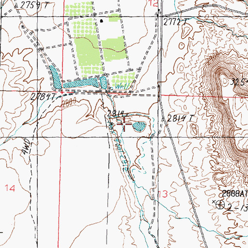 Topographic Map of Stucki Debris Basin Dam, UT