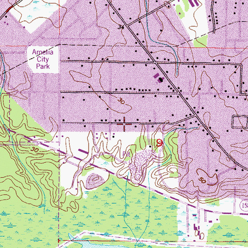Topographic Map of Kingdom Hall of Jehovahs Wtnesses, AL