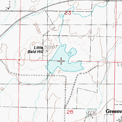 Topographic Map of Robinson-Tanner Reservoir, UT