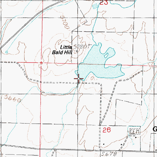 Topographic Map of Robinson-Tanner Dam, UT