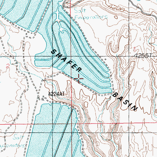 Topographic Map of TexasGulf Potash Pond Two N, UT