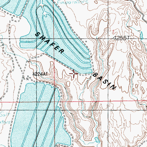 Topographic Map of TexasGulf Potash Pond Two N Dam, UT