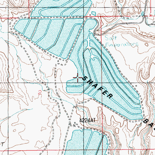 Topographic Map of TexasGulf Potash Pond Two G, UT