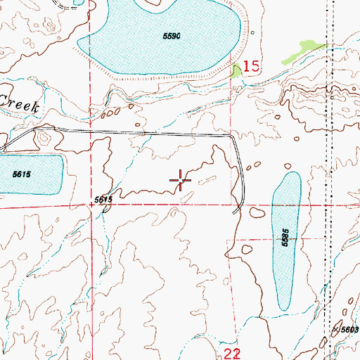 Topographic Map of Utah Power and Light Ash Reservoir, UT