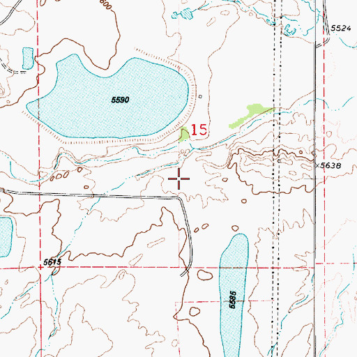 Topographic Map of Emery Plant Dam, UT
