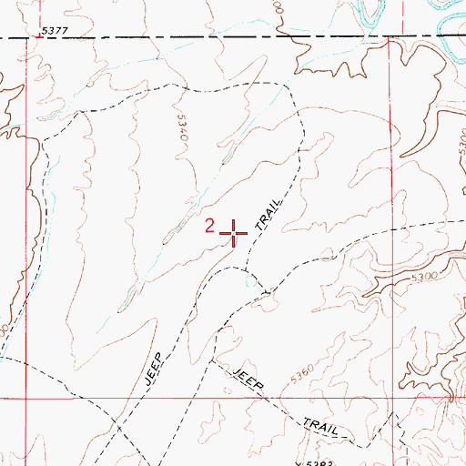 Topographic Map of Olsen Reservoir, UT