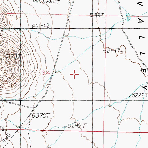 Topographic Map of Greens Lake Debris Basin Number Three, UT
