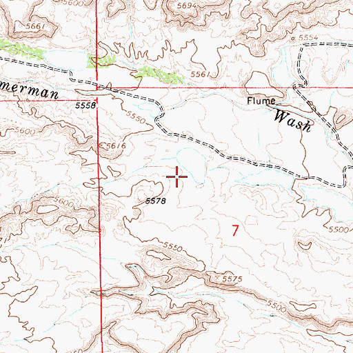 Topographic Map of Grant Hansen Reservoir Number Three, UT