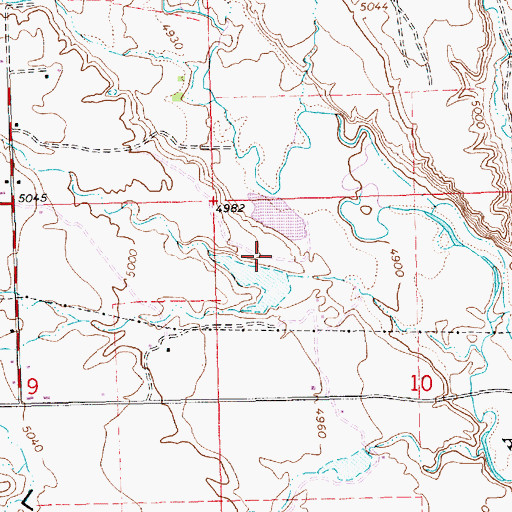 Topographic Map of Herman-Sadlier Dam, UT