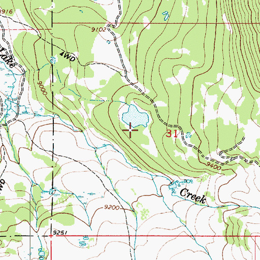 Topographic Map of Dee Mills Dam, UT