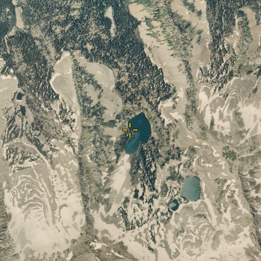 Aerial/Satellite Image of Red Pine Dam, UT