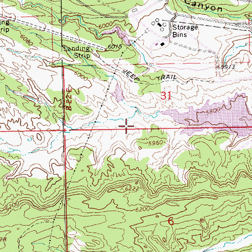 Topographic Map of Stauffer Chemical Tailings Pond North, UT